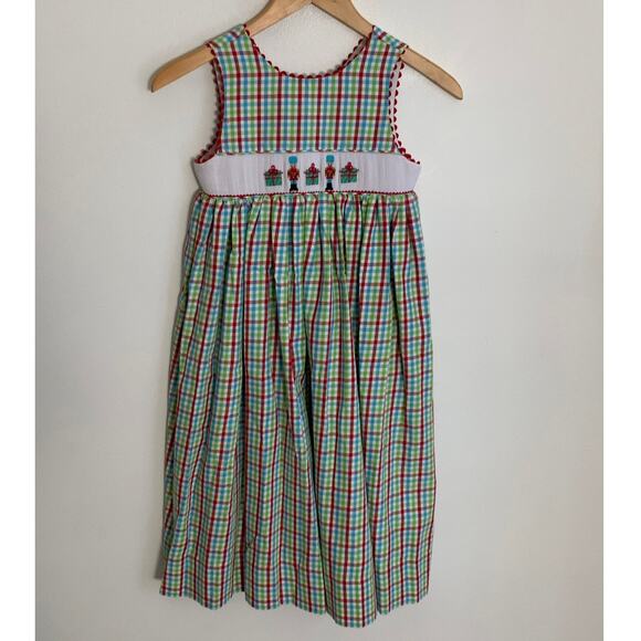 Kelly's KIds Plaid Christmas Dress size‎ 7/8 - Picture 1 of 4